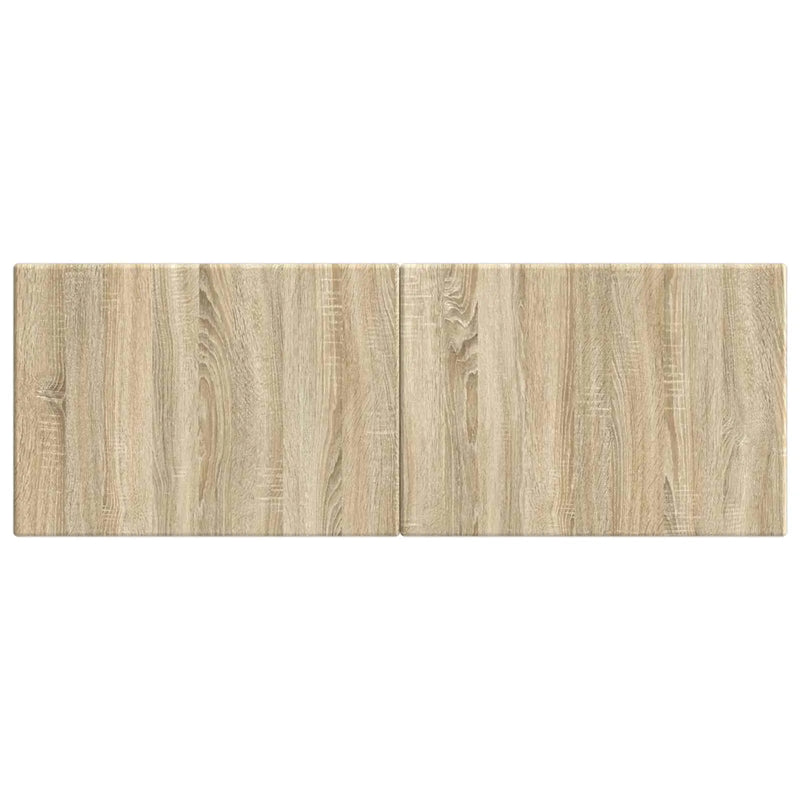 Wall-Mounted Headboard BREDA Sonoma Oak Engineered Wood