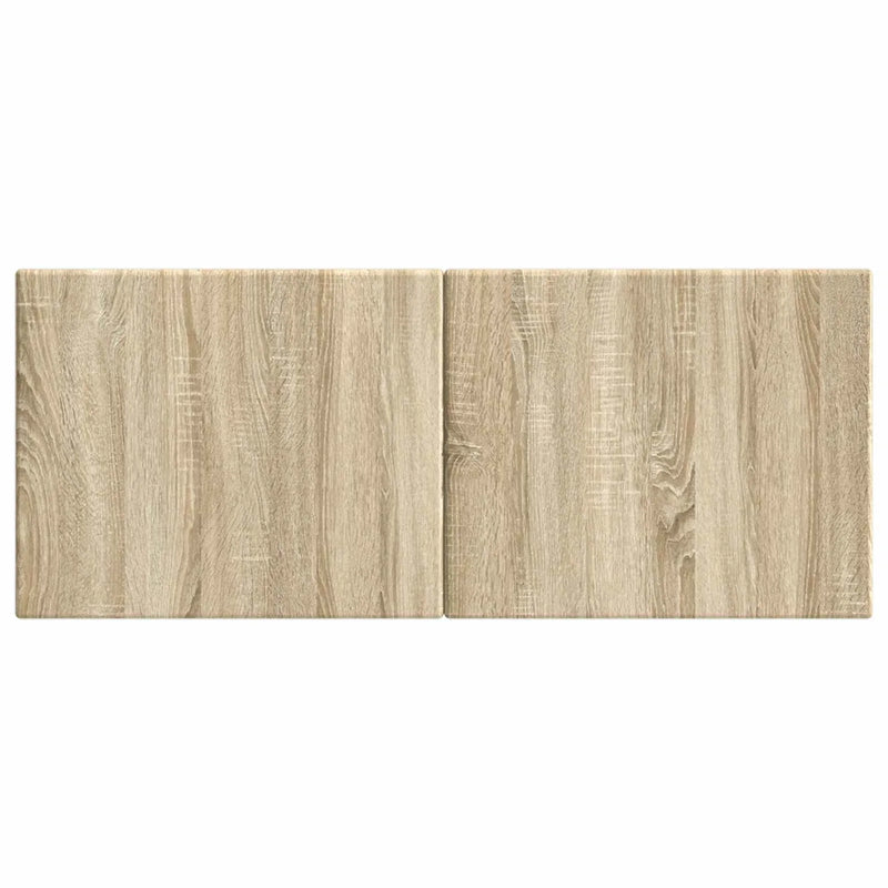 Wall-Mounted Headboard BREDA Sonoma Oak Engineered Wood