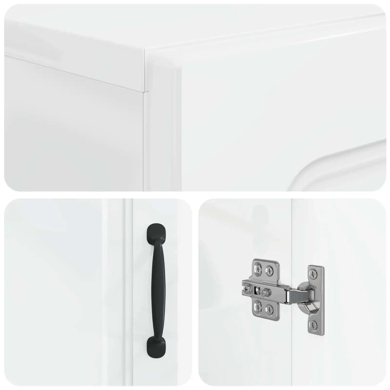 Bathroom Storage Cabinet UTRECHT White 30 x 31 x 77 cm