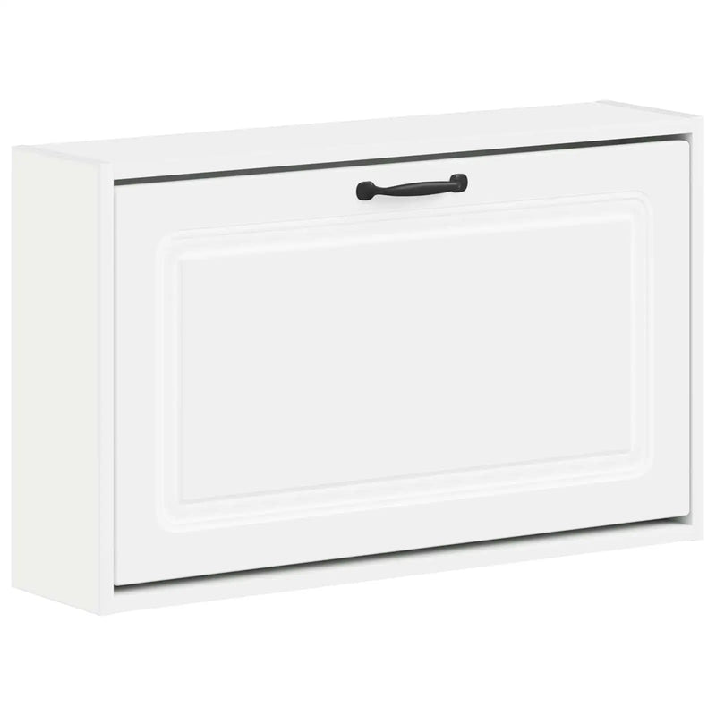 Wall-Mounted Shoe Cabinet UTRECHT 71 x 17 x 43 cm White