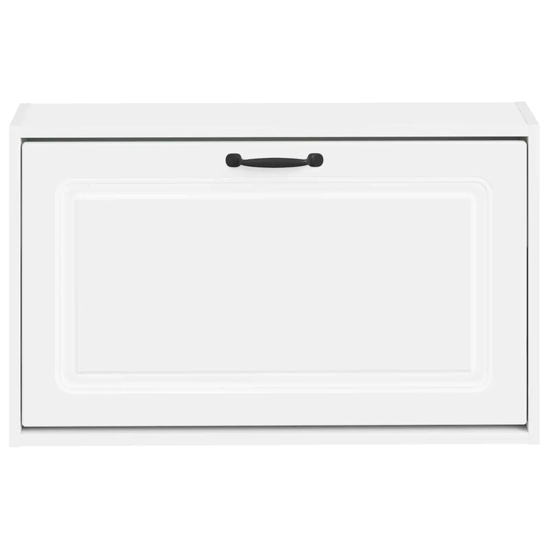 Wall-Mounted Shoe Cabinet UTRECHT 71 x 17 x 43 cm White