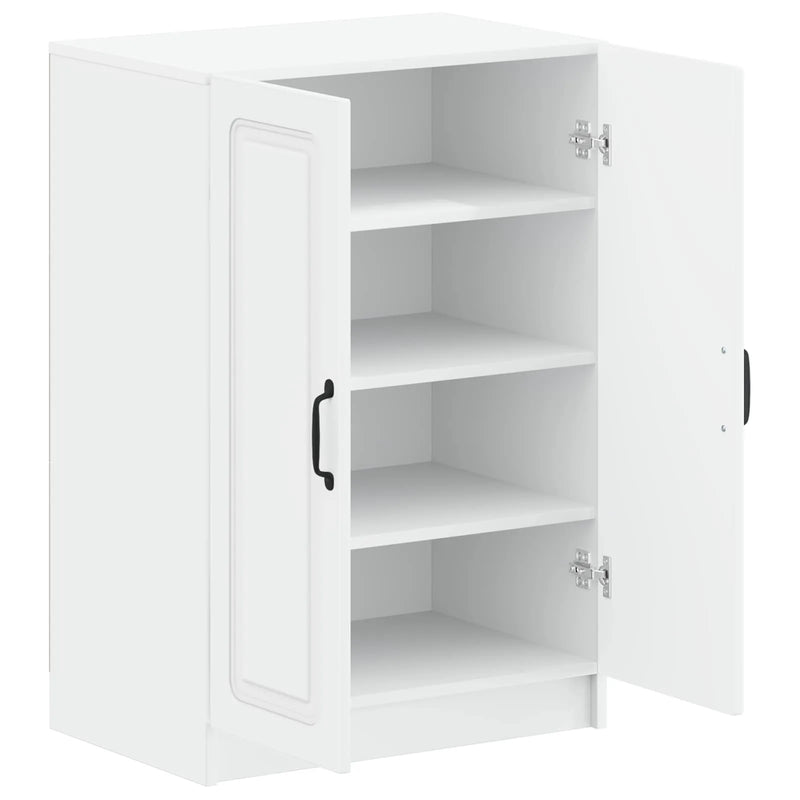 Shoe Cabinet UTRECHT 59.5 x 39.5 x 87 cm Engineered Wood White