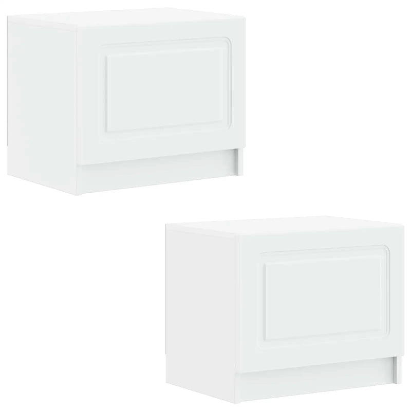 TV Cabinet White Engineered Wood