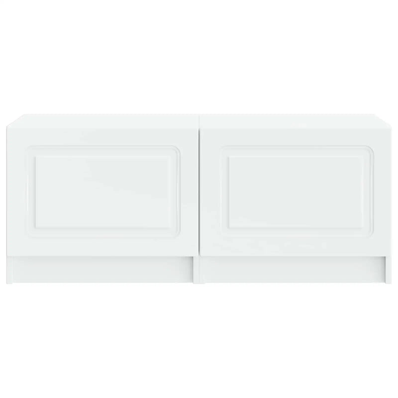 TV Cabinet White Engineered Wood