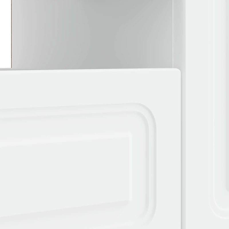 LED TV Cabinet White Engineered Wood