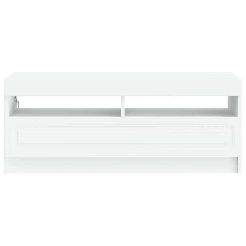 LED TV Cabinet White Engineered Wood