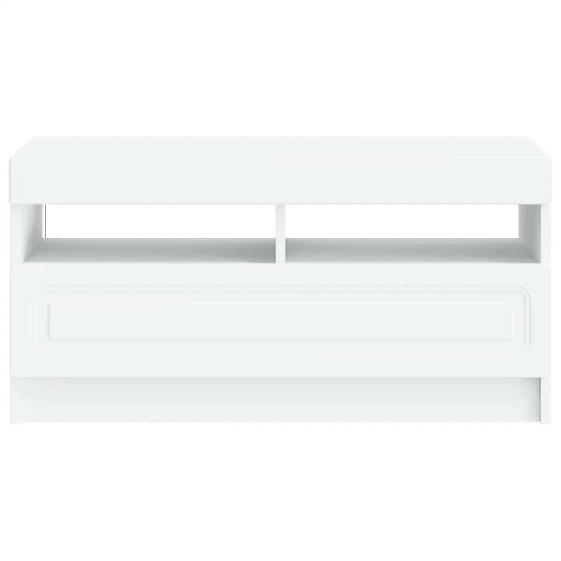 LED TV Cabinet White Engineered Wood