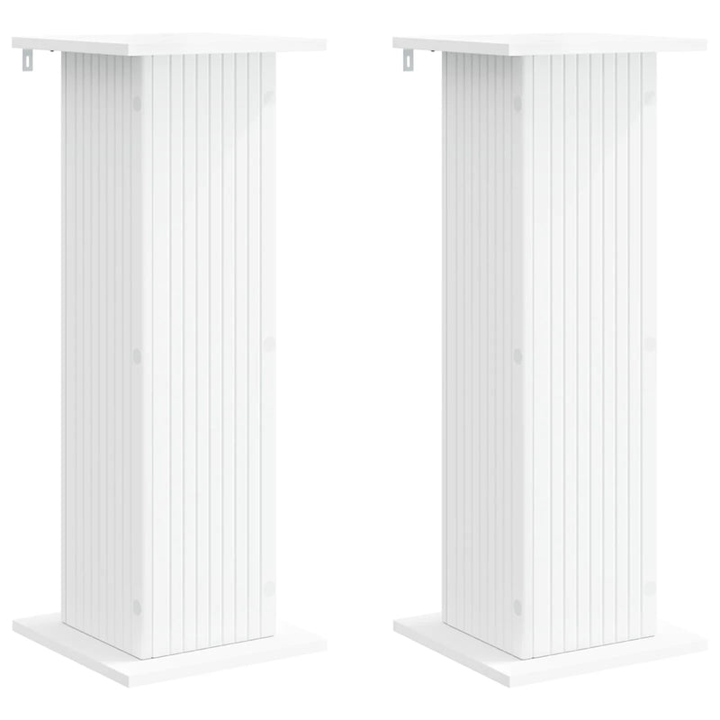 Plant Stand 2 pcs White 30.5 x 30 x 80.5 cm Engineered Wood