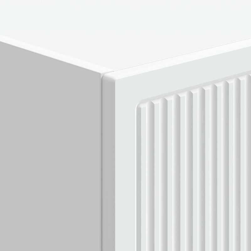 Cabinet Set 2 pcs White 34.5 x 33 x 90 cm Engineered Wood