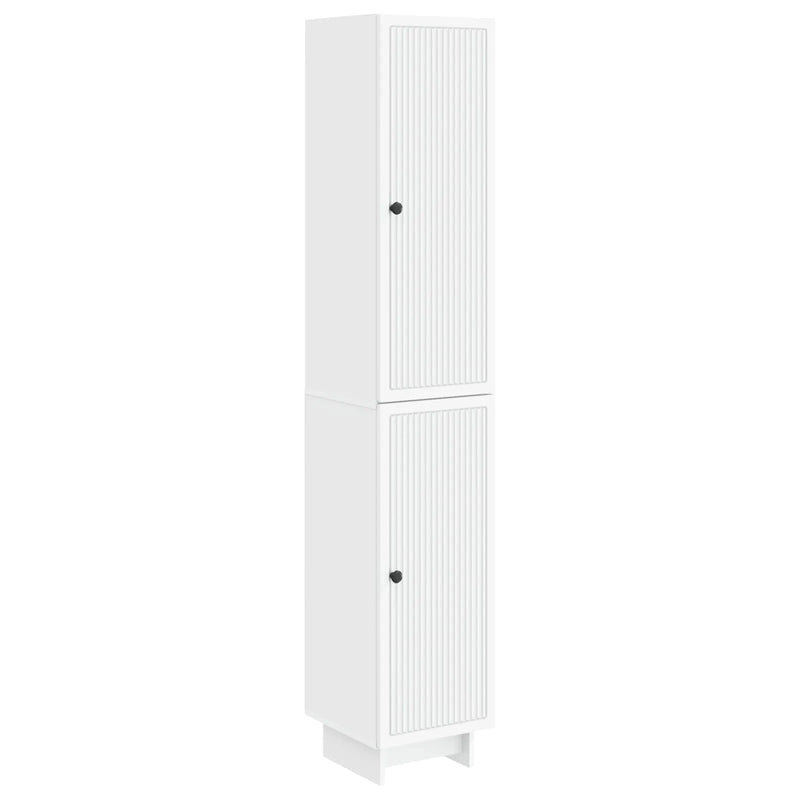 Cabinet Set 2 pcs White 34.5 x 33 x 90 cm Engineered Wood