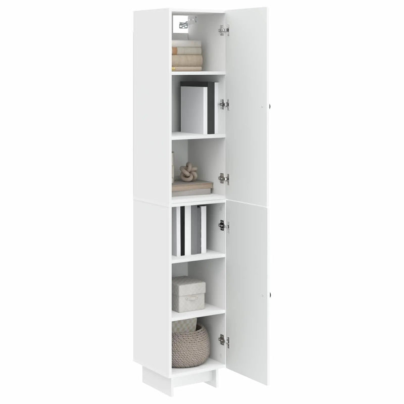 Cabinet Set 2 pcs White 34.5 x 33 x 90 cm Engineered Wood