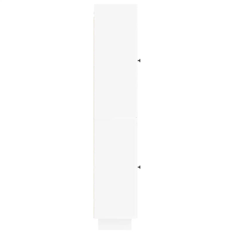 Cabinet Set 2 pcs White 34.5 x 33 x 90 cm Engineered Wood