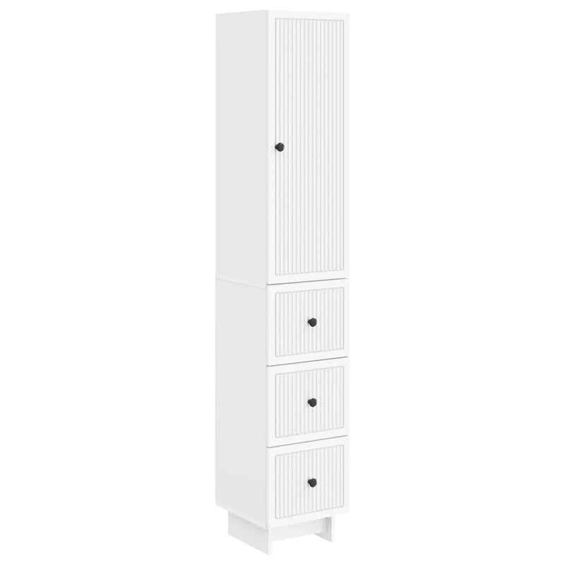 Cabinet Set 2 pcs White 33 x 34.5 x 90 cm Engineered Wood