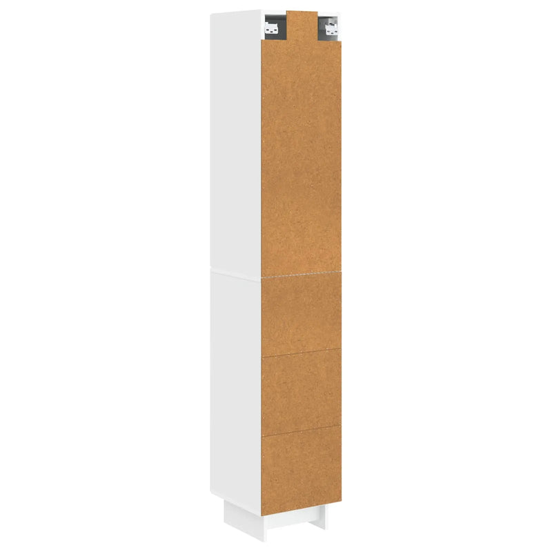 Cabinet Set 2 pcs White 33 x 34.5 x 90 cm Engineered Wood