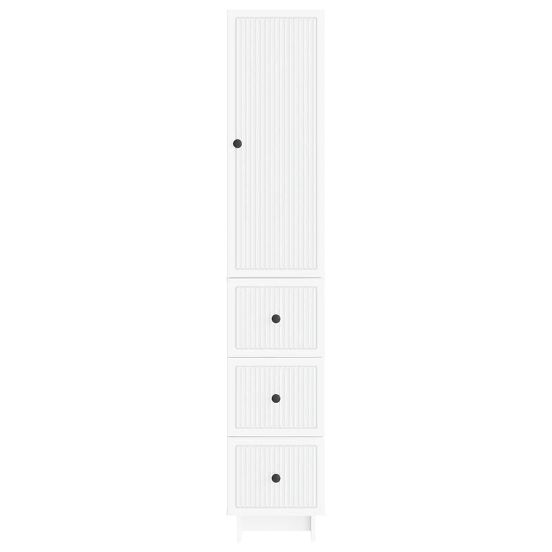 Cabinet Set 2 pcs White 33 x 34.5 x 90 cm Engineered Wood
