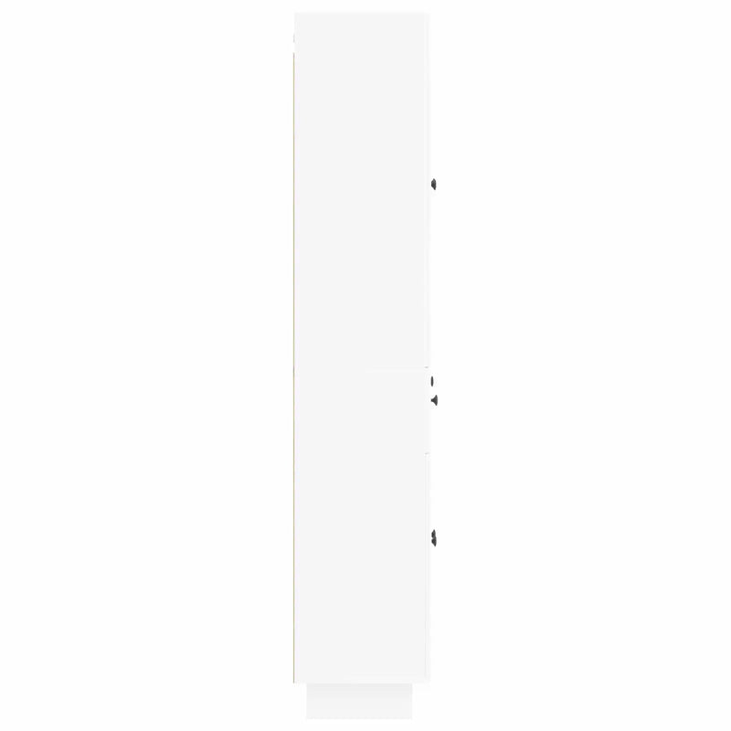 Cabinet Set 2 pcs White 66 x 34.5 x 90 cm Engineered Wood