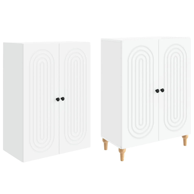 Cabinet Set 2 pcs 66 x 34.5 x 90 cm Engineered Wood