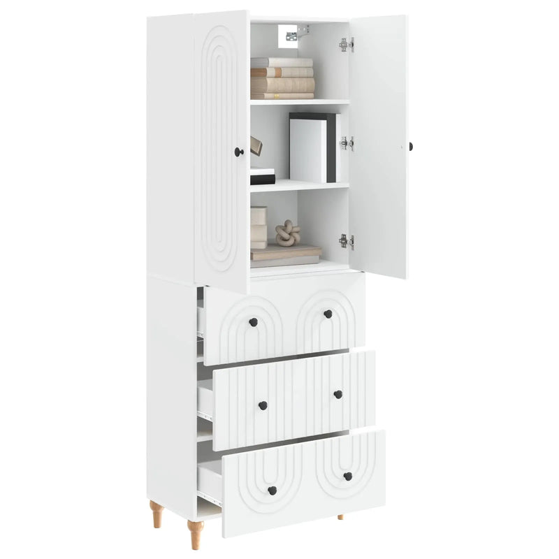 Cabinet Set 2 pcs 66 x 34.5 x 90 cm Engineered Wood