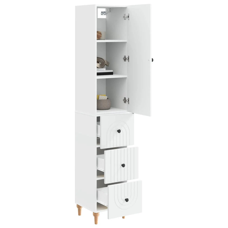 Cabinet Set 2 pcs 33 x 34.5 x 90 cm Engineered Wood