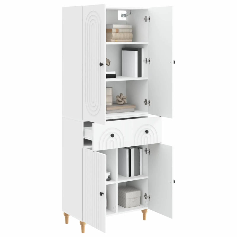 Cabinet Set 2 pcs 66 x 34.5 x 90 cm Engineered Wood