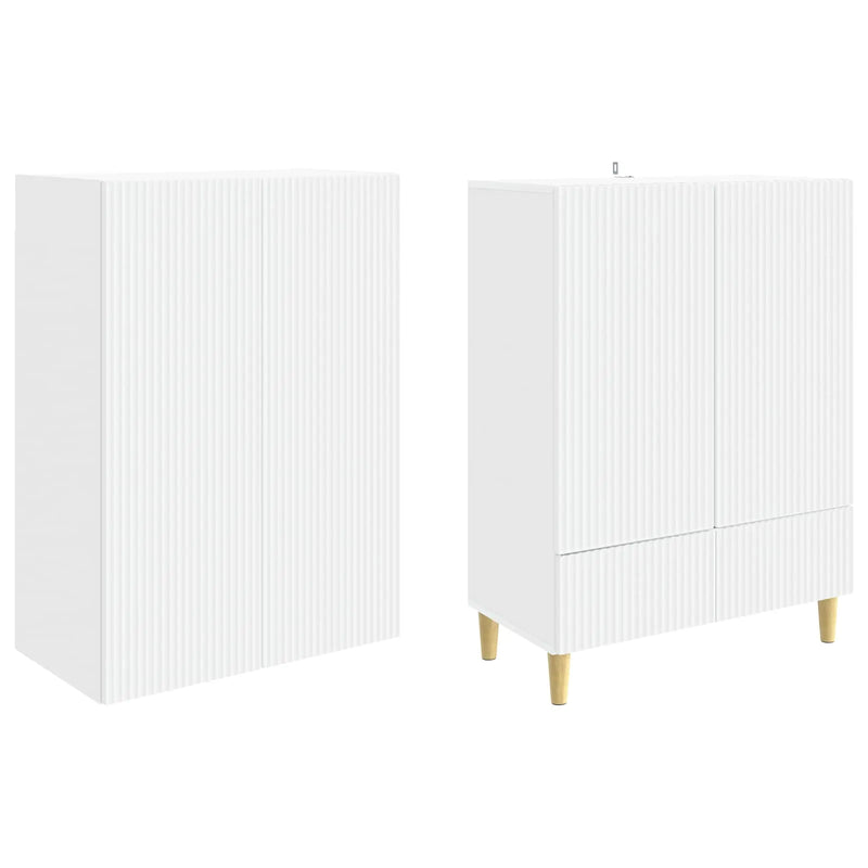Cabinet Set 2 pcs 66 x 34.5 x 95 cm Engineered Wood
