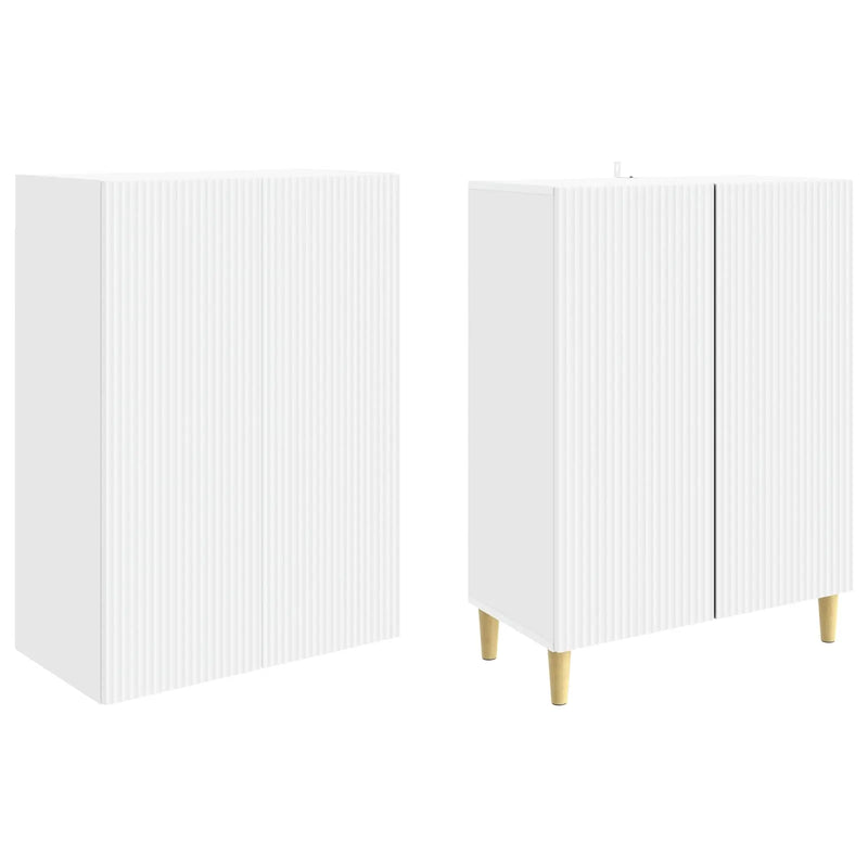 Cabinet Set 2 pcs 66 x 34.5 x 90 cm Engineered Wood