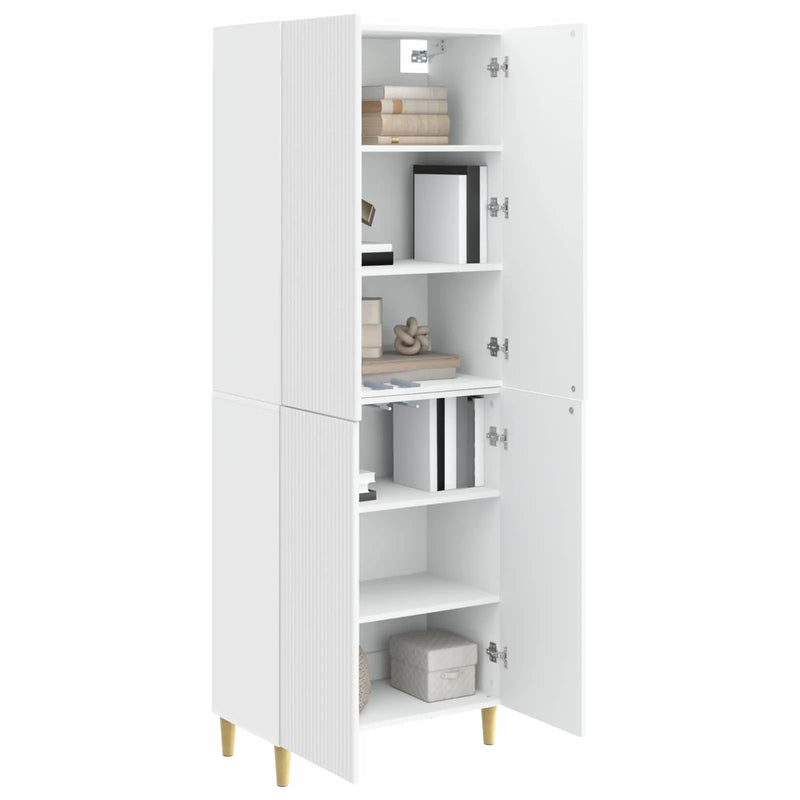Cabinet Set 2 pcs 66 x 34.5 x 90 cm Engineered Wood
