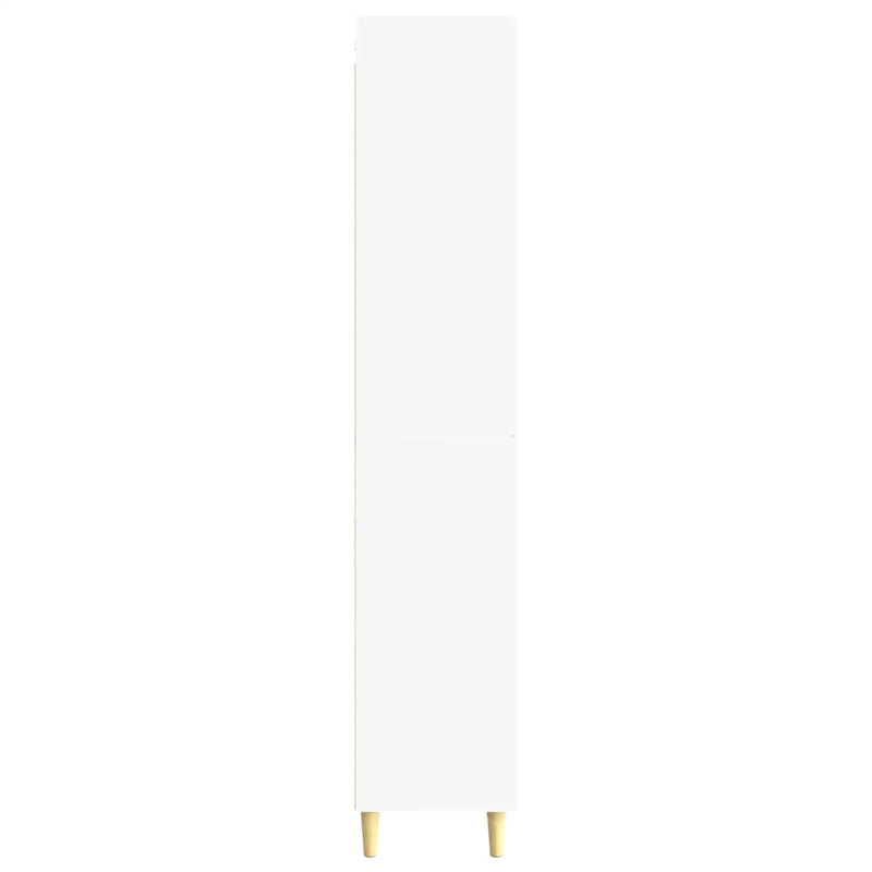 Cabinet Set 2 pcs White 33 x 34.5 x 90 cm Engineered Wood