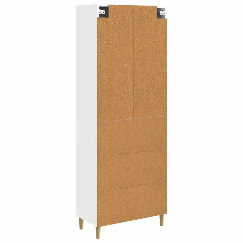 Cabinet Set 2 pcs White 66 x 34.5 x 90 cm Engineered Wood