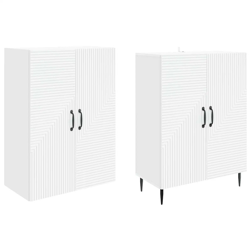 Cabinet Set 2 pcs 66 x 34.5 x 89.5 cm Engineered Wood