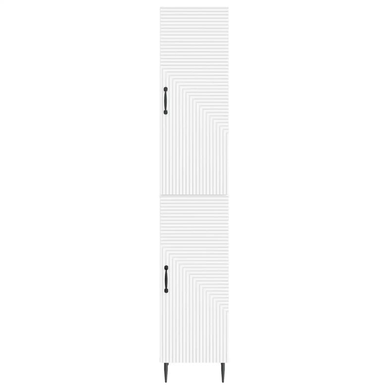 Cabinet Set 2 pcs White 33 x 34.5 x 89.5 cm Engineered Wood