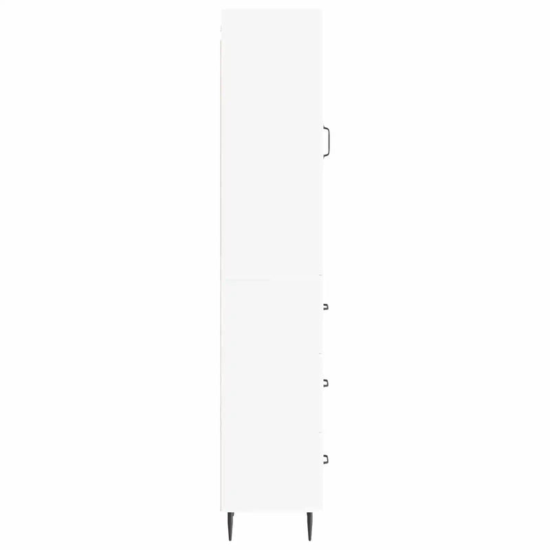 Cabinet Set 2 pcs White 33 x 34.5 x 90 cm Engineered Wood