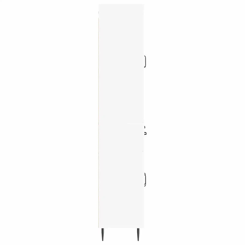 Cabinet Set 2 pcs White 66 x 34.5 x 89.5 cm Engineered Wood