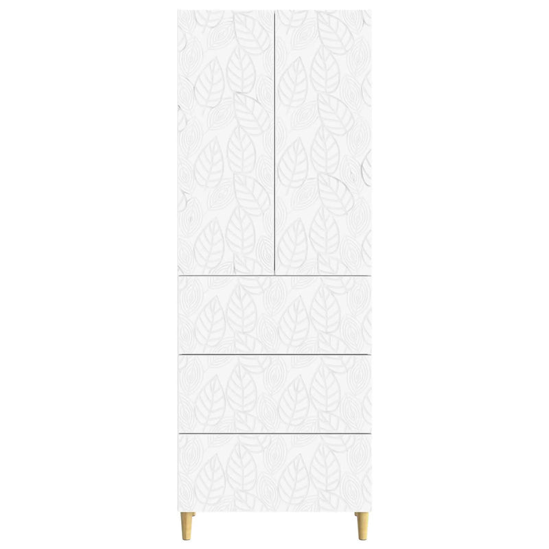 Cabinet Set 2 pcs White 66 x 34.5 x 90 cm Engineered Wood