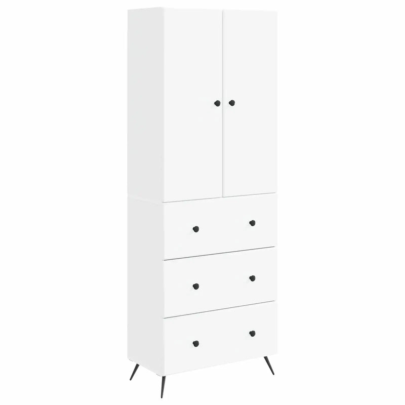 Cabinet Set 2 pcs White 66 x 34.5 x 90 cm Engineered Wood