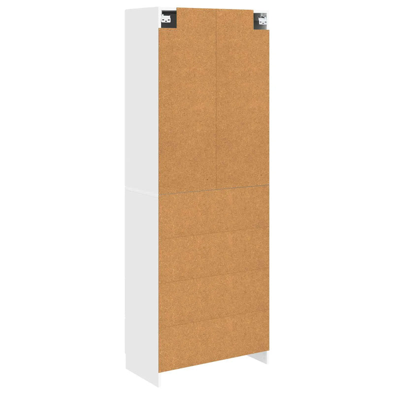 Cabinet Set 2 pcs White 66 x 34.5 x 87 cm Engineered Wood