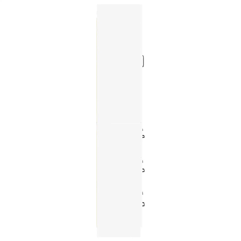 Cabinet Set 2 pcs White 66 x 34.5 x 87 cm Engineered Wood