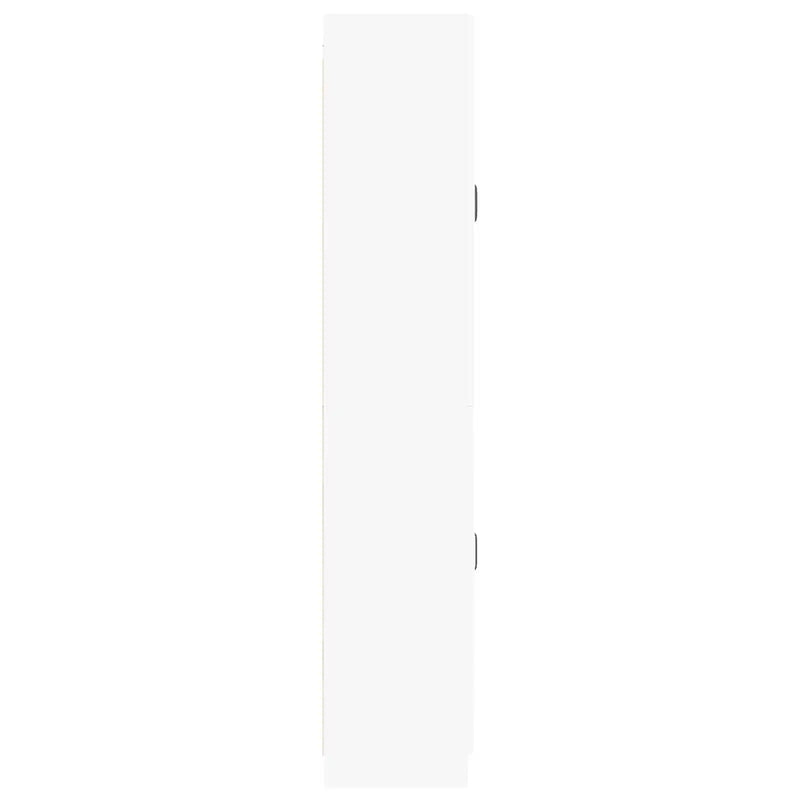 Cabinet Set 2 pcs White Engineered Wood