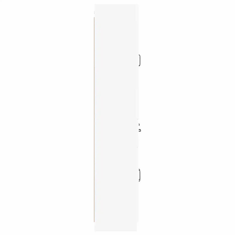 Cabinet Set 2 pcs White Engineered Wood