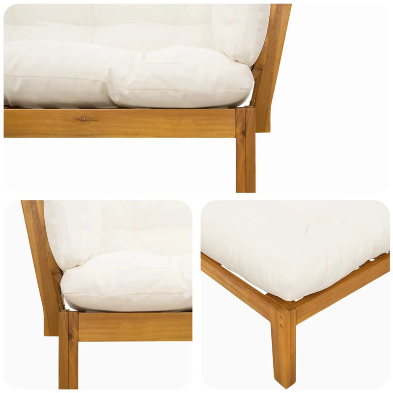 132 x 92 x 82 cm Acacia Wood