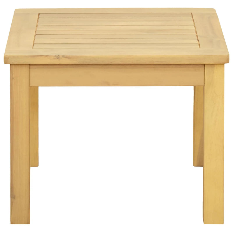 Coffee Table Light acacia 45 x 45 x 36 cm Solid Acacia Wood