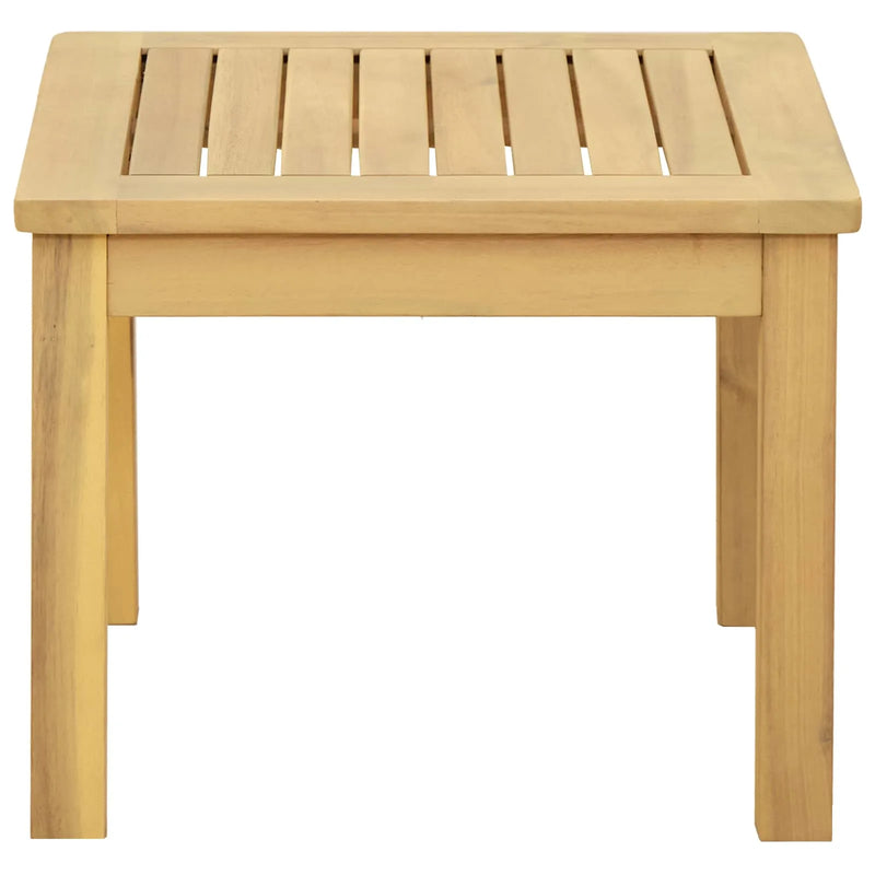 Coffee Table Light acacia 45 x 45 x 36 cm Solid Acacia Wood
