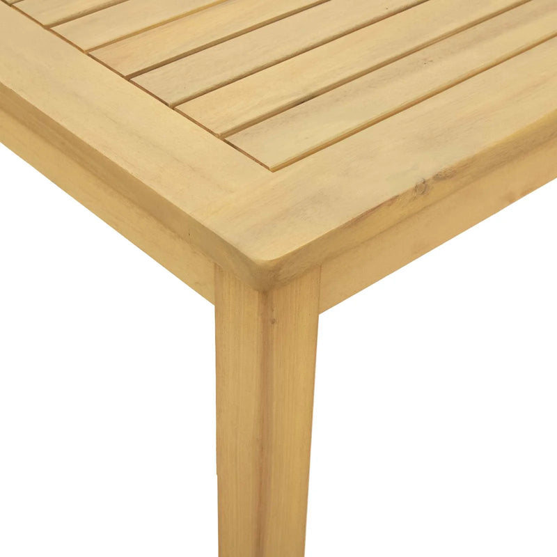 Coffee Table Light acacia 50 x 35 x 36 cm Solid Acacia Wood