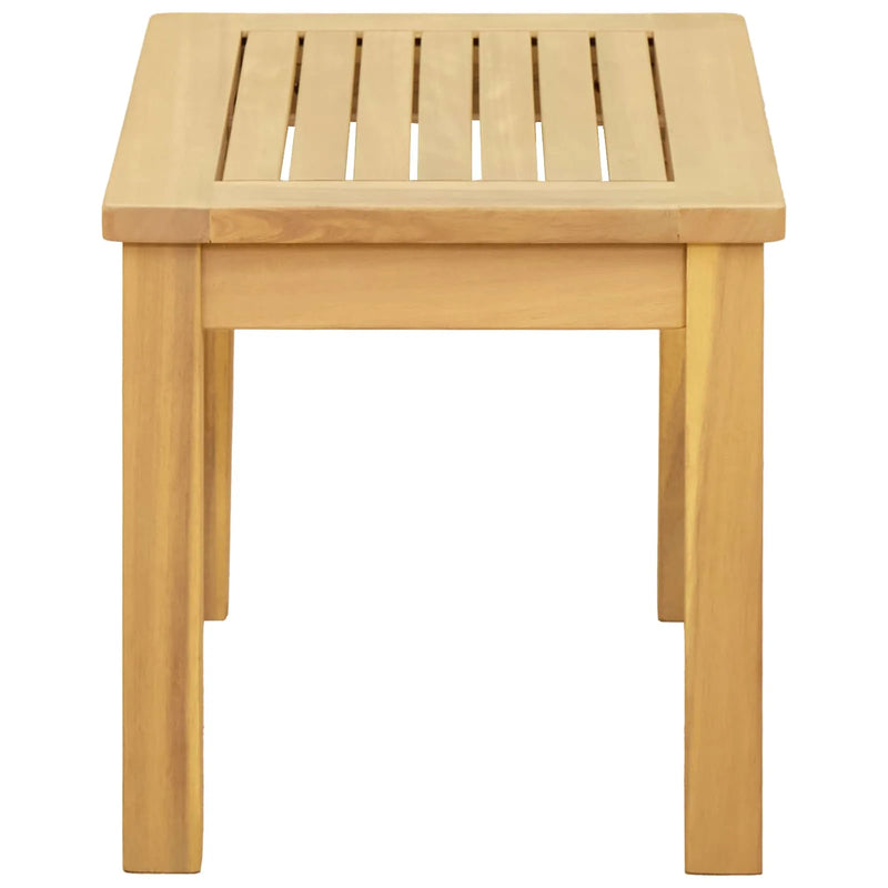 Coffee Table Light acacia 50 x 35 x 36 cm Solid Acacia Wood