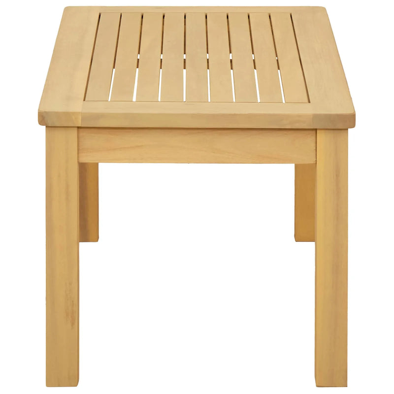 Coffee Table Light acacia 70 x 40 x 36 cm Solid Acacia Wood