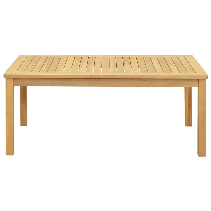Coffee Table Light acacia 110 x 60 x 45 cm Solid Acacia Wood