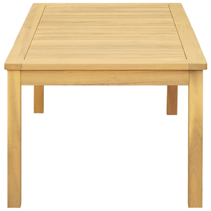 Coffee Table Light acacia 110 x 60 x 45 cm Solid Acacia Wood
