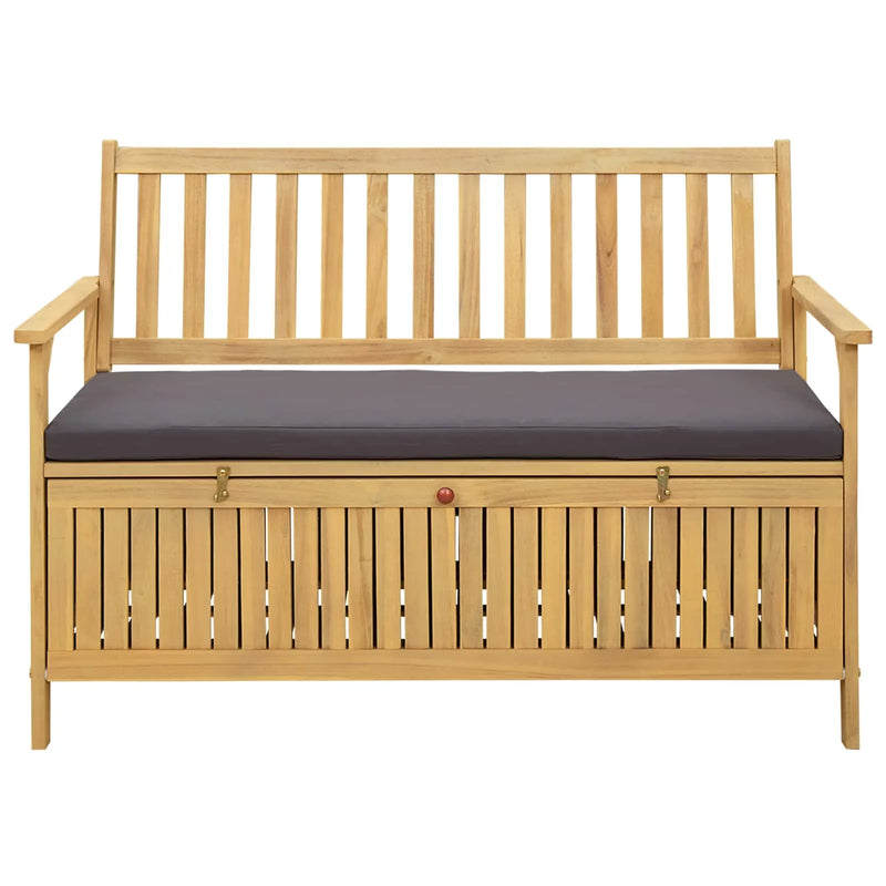 Storage Bench with Cushion with Storage 120 x 63 x 84 cm