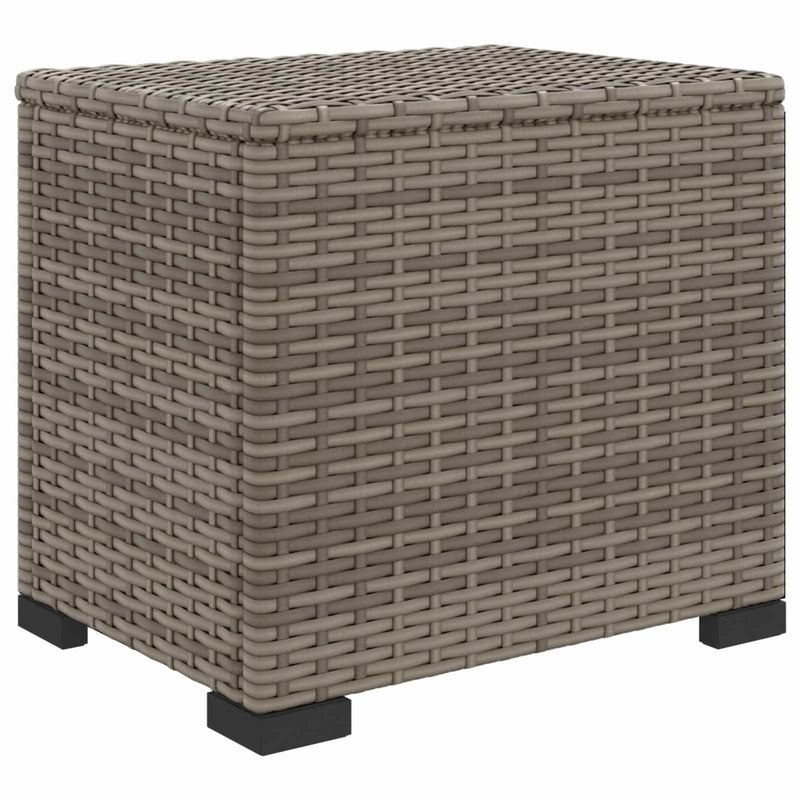 Garden Footstool with Cushion 40 x 30 x 40 cm