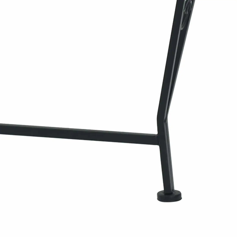 Tree Bench �� 160 x 89 cm Steel Black Round